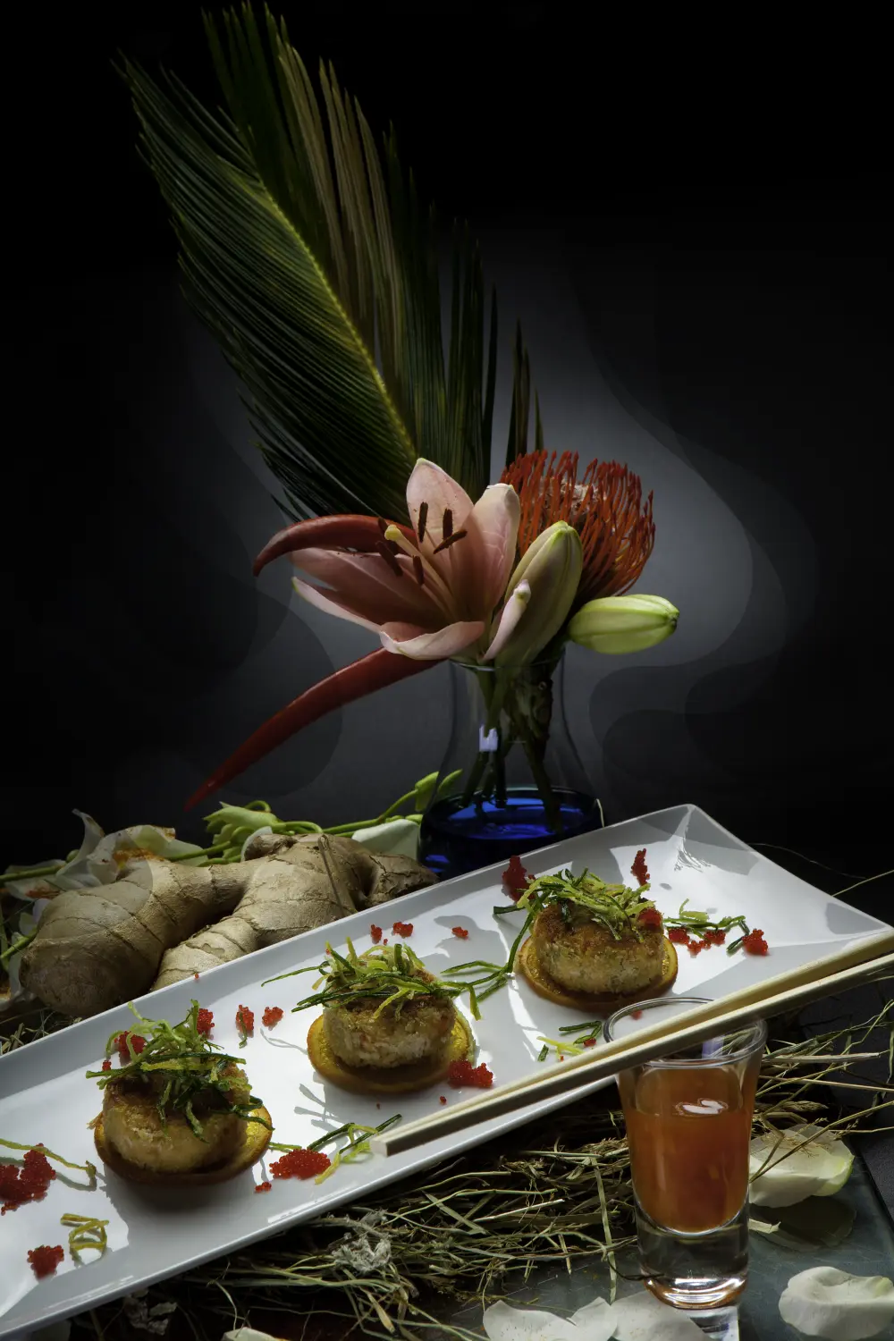 Spicy Thai fish cake with sweet chili by Sandy Bohm